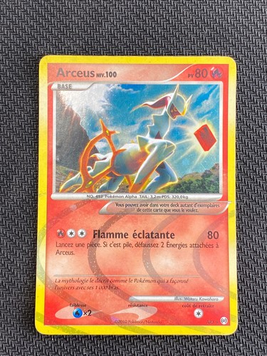 Carte pokémon arceus - carte, fr