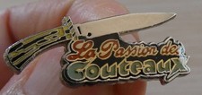 RARE BEAUTIFUL PIN'S TABLE KNIFE LA PASSION DES KNIVES