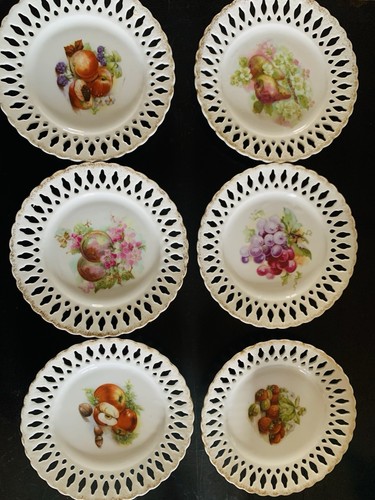 Lot porcelain dessert - of, 6