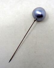 Epingle à chapeau ancienne en métal et celluloid