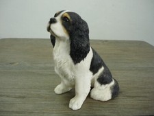 Cavalier King Charles Spaniel Puppy Dog Figurine Ornament Leonardo 4"