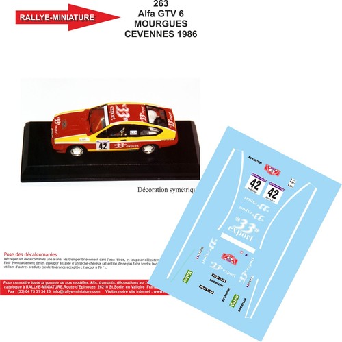 Decals ref 0263 - ref, alfa
