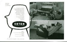 1959 Erton Antique Relaxation Chairs Magazine Advertisement