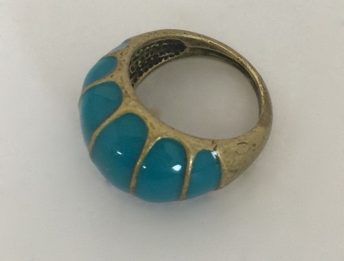 Bague cuivre resine - cuivre/,