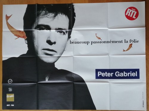 Peter gabriel affiche concert - gabriel,