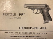 Walther PP/PPK PP-Sport, Manurhin  manual  Bedienungsanleitung.