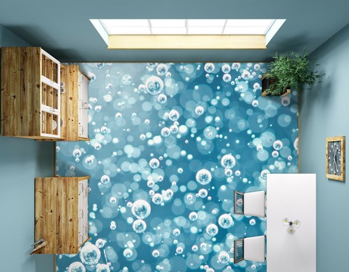 Perle bleue 1793 - bleue, sol
