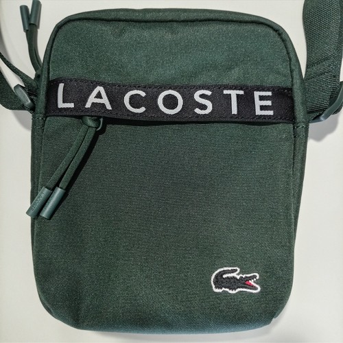 Sacoche lacoste verte - verte, toile