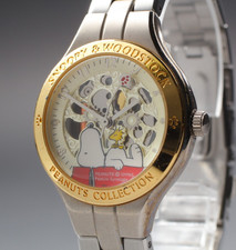 [Exc+5]  PEANUTS LIMITED EDITION Snoopy 21st Century Model 30mm watch From JAPAN