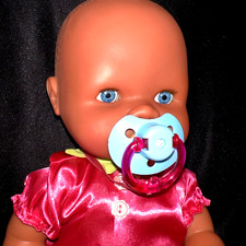 Rare FAMOSA NENUCO 16” Drink & Wet Baby Doll African American Biracial Blue Eyes