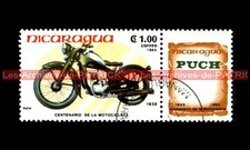PUCH 200 1938 - NICARAGUA : Timbre Poste Moto