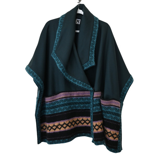 Missoni poncho coat - coat, 4