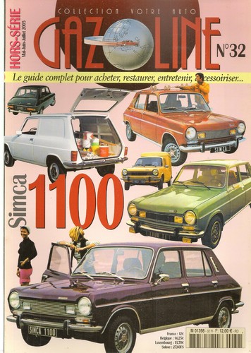 Gazoline simca 1100 hors - gazoline,
