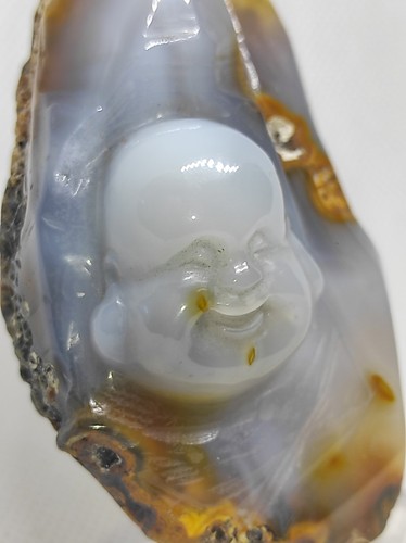 Bouddha agate calcédoine - bouddha,