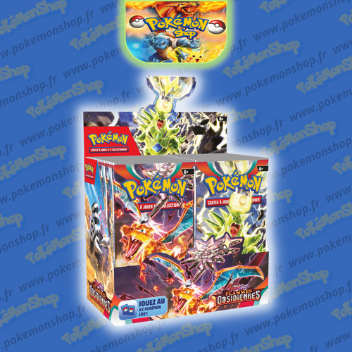 Pokémon display ev03 flammes - pokémon,