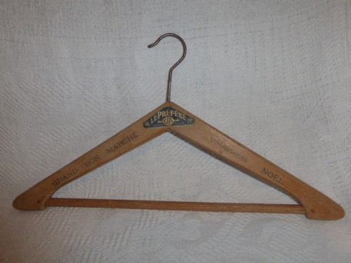 Ancien cintre publicitaire - ancien,