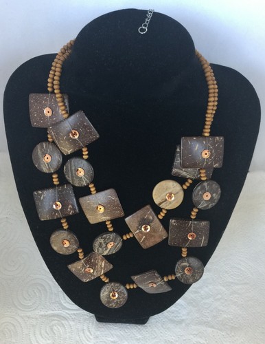 Collier double rang chute - collier,