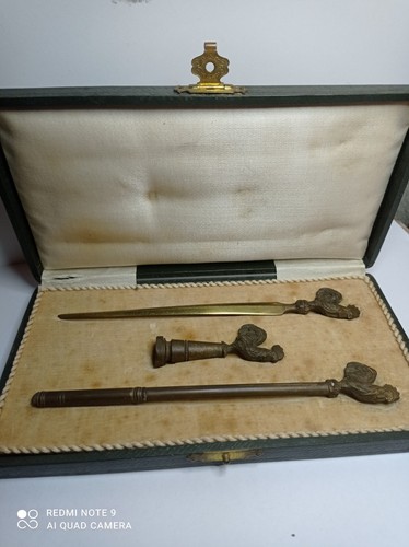 Ancien coffret écriture - ancien,