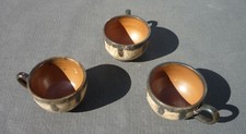 3 TASSES ¤¤ CERAMIQUE / GRES ¤¤ SIGNE LOSSON ¤¤