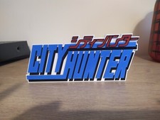 logo city hunter à exposer collection manga nicky larson sign display