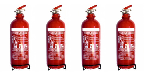 2kg abc poudre extincteur - 4x,