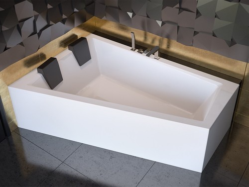 Baignoire bain angle 170x125 - baignoire, d'angle