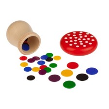 Jeu de Puces Bois En Boîte