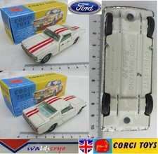 Ford mustang fastback 2+2 compétition model blanc 1/43 corgi toys 325