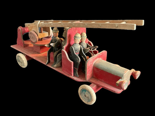 Jouet ancien bois camion de - ancien,