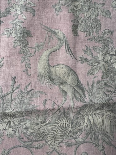 Tissu ancien rose - rose, style