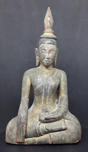 Antique buddha figure - buddha, laos