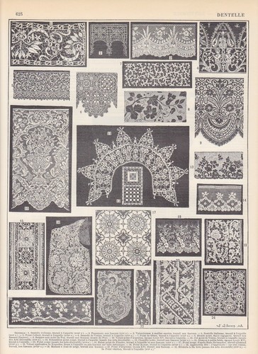 Dentelle italeienische - dentelle,