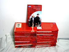 Lot 25 Livres Books Harlequin  Rouge Passion Romance Vintage 80s French #4