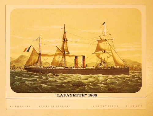 Paquebot lafayette 1868 - "lafayette,