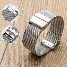 Bracelet de montre maille Milanaise neuf 18mm couleur argent