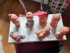 lot de 7 bebes caoutchouc