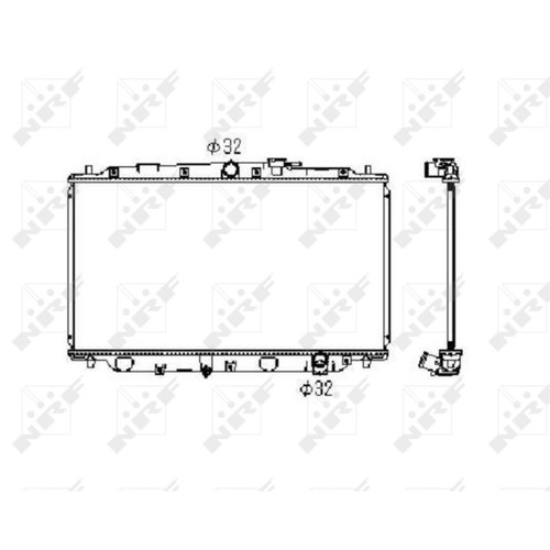 Radiateur liquide moteur - radiateur, de