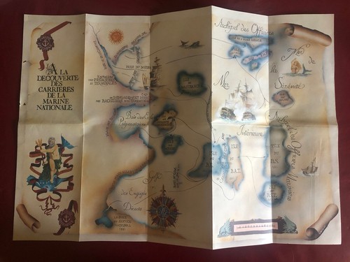 Ancienne carte marine - ancienne,