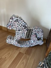 cheval à Bascule Décoration Écologique papier recycle