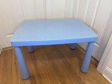 Mammut Children's Table, Indoor/Outdoor Blue Color Model 15346