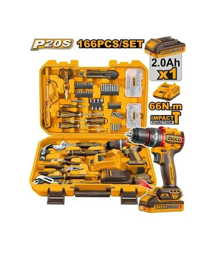 Ingco coffret outils 166 - ingco,