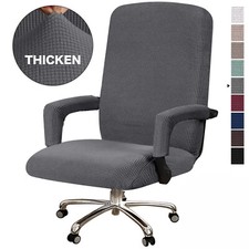 Housse De Chaise De Bureau Housse Extensible Avec 2 Housses D'accoudoirs /