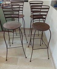 tabourets de bar avec dossier