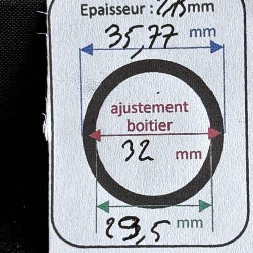 Lunette montre plongée - lunette, de