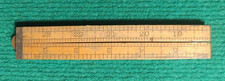 STANLEY - Wooden Carpenter Ruler Folding in 4 - Brass and Wood - 61 cm