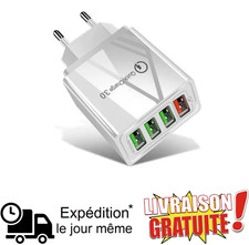 Chargeur USB 4 Ports Charge