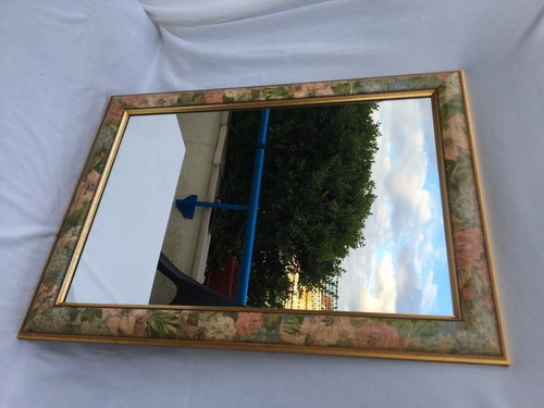 Miroir décoratif bois - miroir,