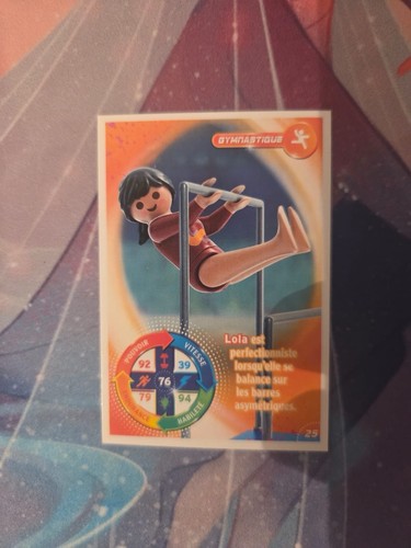 Playmobil carte gymnastique - playmobil,