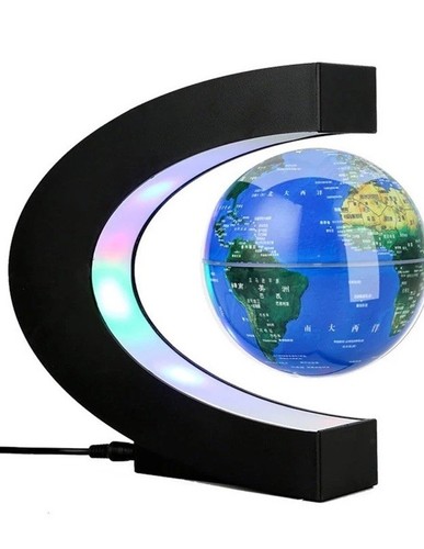 Lampe globe terrestre flottant - lampe,
