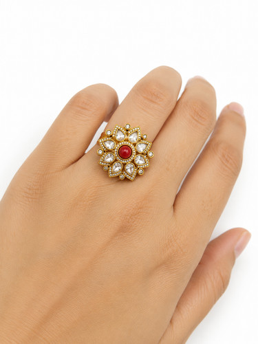 Bague réglable cristal - réglable, en
